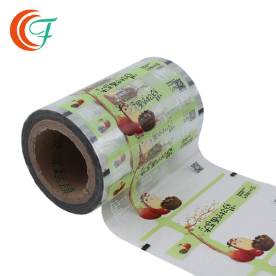 Food Grade OPP BOPP Kemasan Film Kacang Plastik Laminasi Dua Lapis 50mic Sampai 70mic