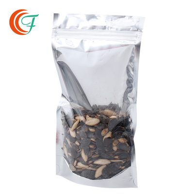 Kantong Kemasan Makanan Aluminium Foil Makanan Penyimpanan Portabel Transparan 0.06mm