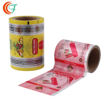 50mic Sampai 60mic OPP BOPP Packaging Film Food Grade Plastic Packing Roll Anti Pembekuan Dicetak