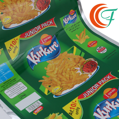 Keripik Film Kemasan Fleksibel 0,06mm Plastik BOPP Film Polos Pencetakan Metalized BOPP Film