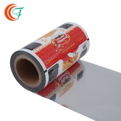 Kacang Food Grade Thermal Laminating Film Roll Film Kemasan Plastik BOPP Metalized Film