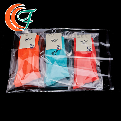 Tas Plastik Tahan Air OPP yang Dapat Ditutup Kembali Sesuaikan Tas Olahraga Socks Self Sealing