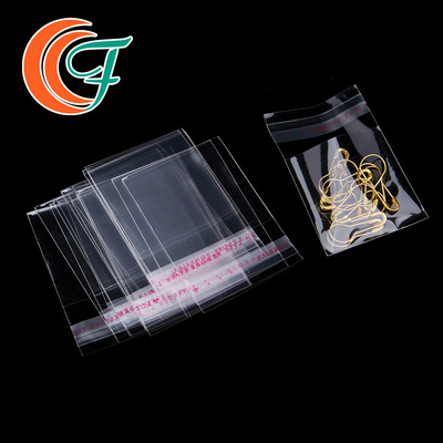 Cetak Kustom Tas Kemasan OPP Hadiah Food Grade Self Adhesive Clear