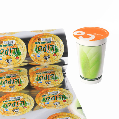 PET Cup Sealing Packaging Film Custom Printing Polyester Packaging Film