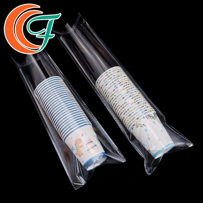 Cup Pengemasan kantong plastik panjang bening transparan OPP Self Adhesive Plastic Poly Bag