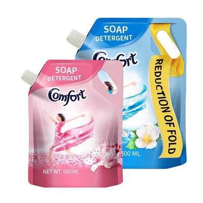 500ml Liquid Packaging Bag Wholesale Stand Up Bag Dengan Pengemasan Spout